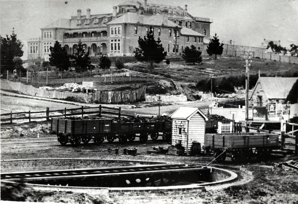 Katoomba Railway Station with Carrington Hotel c1890 | by Blue Mountains Local Studies